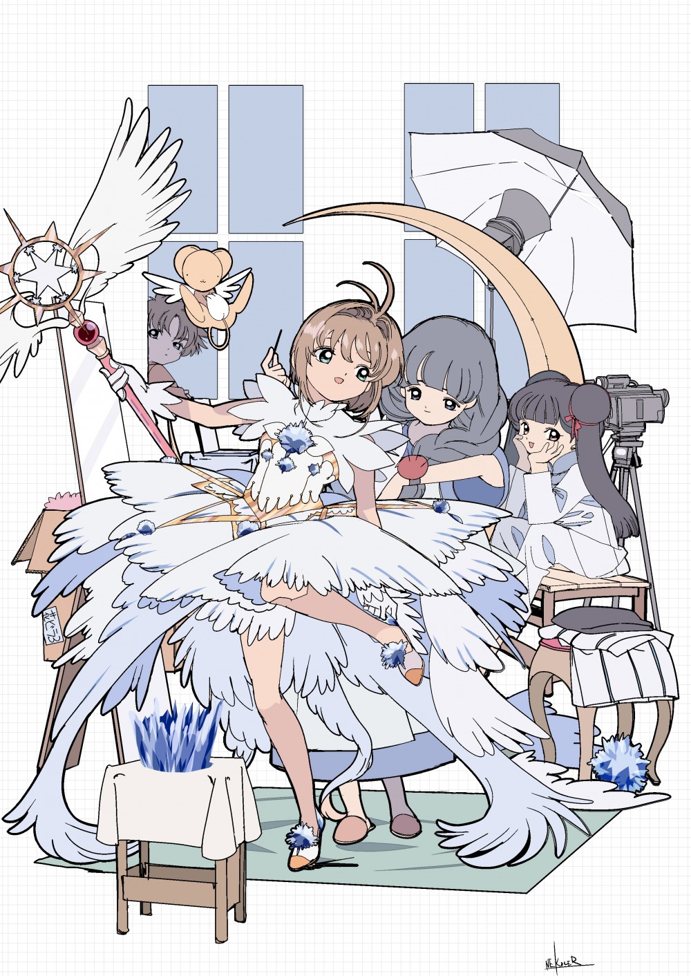 【P站画师】日本画师江戸屋犬八笔下的魔卡少女樱 P站画师 【P站画师】日本画师江戸屋犬八笔下的魔卡少女樱