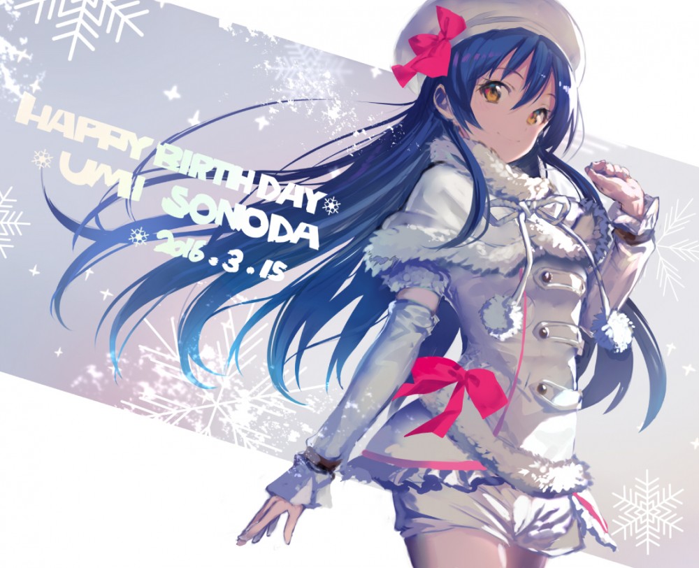 【P站美图】园田海未生日壁纸特辑 P站美图 【P站美图】园田海未生日壁纸特辑