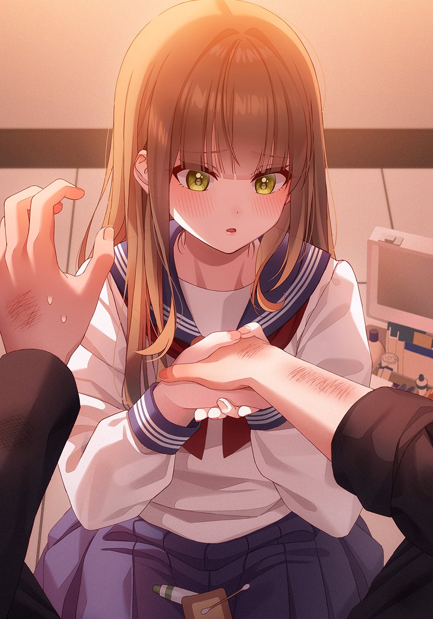 【P站画师】校园爱情故事,日本画师UNJEM的插画作品 P站画师 - 萌の领域 【P站画师】校园爱情故事,日本画师UNJEM的插画作品- IMOE.ORG