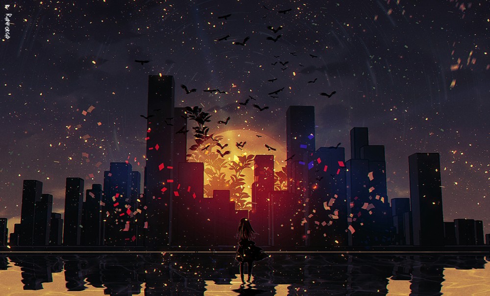 【P站画师】来收壁纸吧!韩国画师reinforced的风景插画作品 P站画师 - 萌の领域 【P站画师】来收壁纸吧!韩国画师reinforced的风景插画作品- IMOE.ORG