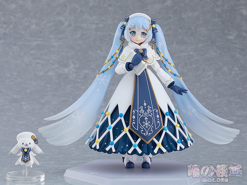 Max Factory《初音未来》雪初音2021 Glowing Snow  雪未来 figma可动手办- 萌の领域
