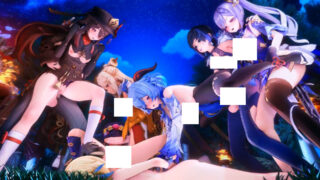 【3D/Shadow 】#原神 #绝区零 #崩坏星穹铁 角色后宫乱交大群趴【度盘+夸克+迅雷/251M】